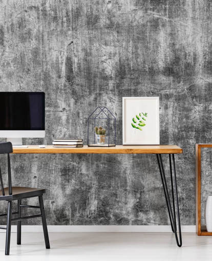 black and white concrete effect wallpaper called Black and White Industry for bedrooms and kitchens black and white concrete effect wallpaper called Black and White Industry for bedrooms and kitchens