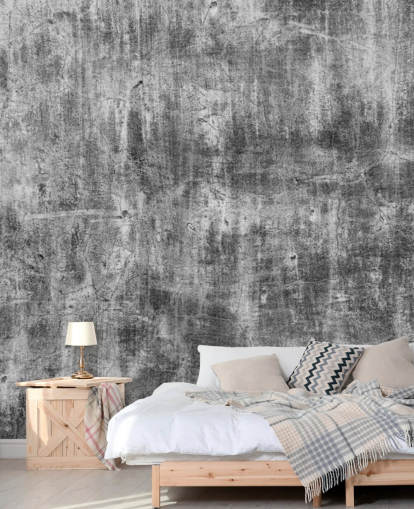 papel pintado con efecto hormigón en blanco y negro llamado Black and White Industry para dormitorios y cocinas papel pintado con efecto hormigón en blanco y negro llamado Black and White Industry para dormitorios y cocinas