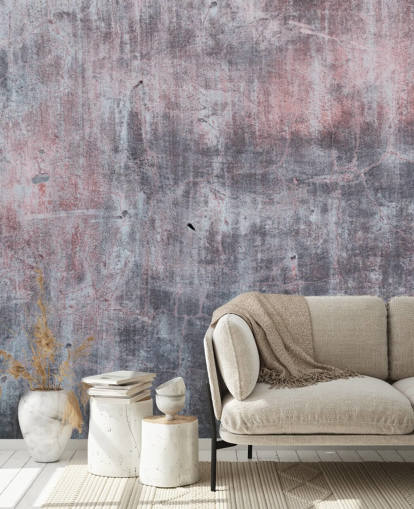carta da parati industriale grigia e rosa chiamata Grey and Pink Concrete Effect per camere da letto e cucine carta da parati industriale grigia e rosa chiamata Grey and Pink Concrete Effect per camere da letto e cucine