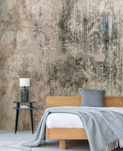 natural concrete effect wallpaper mural called Vintage Look by Wallsauce for bedrooms and kitchens
