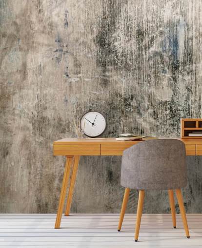 natural concrete effect wallpaper mural called Vintage Look by Wallsauce for bedrooms and kitchens