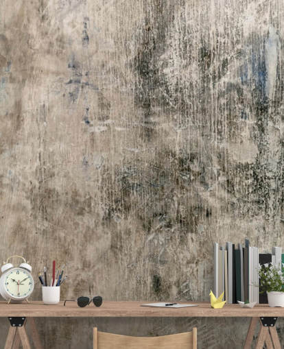 natural concrete effect wallpaper mural called Vintage Look by Wallsauce for bedrooms and kitchens