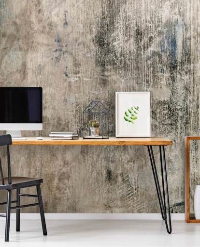 mural de papel pintado con efecto hormigón natural llamado Vintage Look de Wallsauce para dormitorios y cocinas