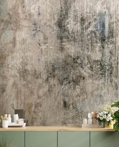 natural concrete effect wallpaper mural called Vintage Look by Wallsauce for bedrooms and kitchens
