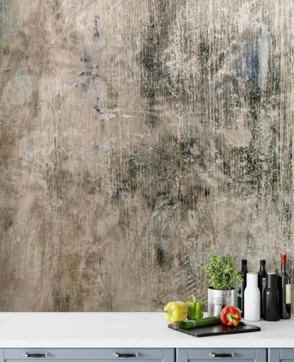 natural concrete effect wallpaper mural called Vintage Look by Wallsauce for bedrooms and kitchens