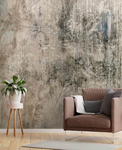 natural concrete effect wallpaper mural called Vintage Look by Wallsauce for bedrooms and kitchens