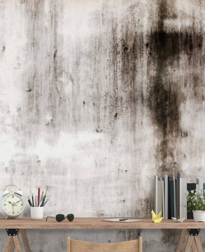 gray and black industrial wallpaper mural called One Place Black for modern kitchens and bedrooms by Wallsauce gray and black industrial wallpaper mural called One Place Black for modern kitchens and bedrooms by Wallsauce