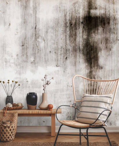 grey and black industrial wallpaper mural called One Place Black for modern kitchens and bedrooms by Wallsauce grey and black industrial wallpaper mural called One Place Black for modern kitchens and bedrooms by Wallsauce