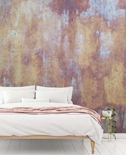 multicolored industrial wallpaper mural called All Colored Concrete for kitchens and bedrooms