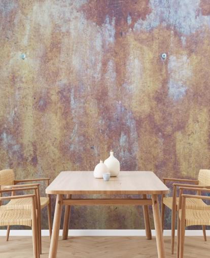 monivärinen teollinen taustakuvamaalaus nimeltä All Coloured Concrete keittiöihin ja makuuhuoneisiin