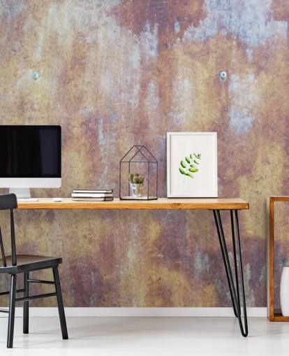 Mehrfarbiges industrielles Tapeten-Wandbild namens All Coloured Concrete für Küchen und Schlafzimmer