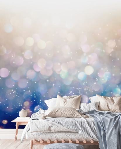 Mural Chunky Glitter Azul e Rosa Mural Chunky Glitter Azul e Rosa