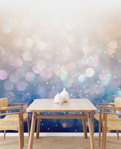 Mural Chunky Glitter Azul e Rosa Mural Chunky Glitter Azul e Rosa