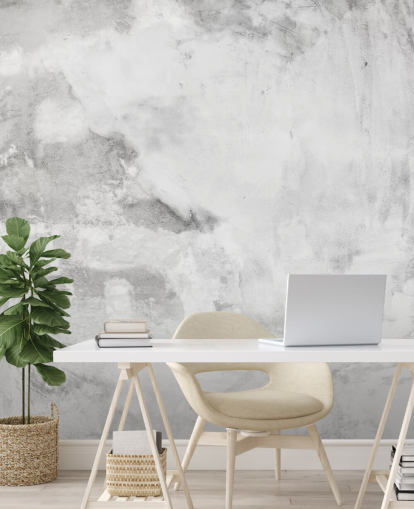 mural de papel de parede cinza e branco Cement Plaster Effect em Wallsauce para quartos, cozinhas e salas de estar mural de papel de parede cinza e branco Cement Plaster Effect em Wallsauce para quartos, cozinhas e salas de estar