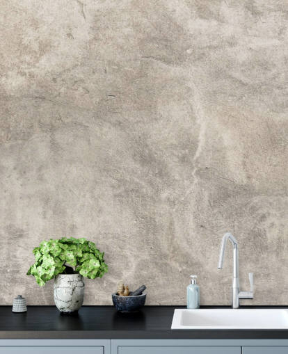 mural de papel pintado de yeso natural llamado Vintage Plaster Effect para dormitorios y cocinas