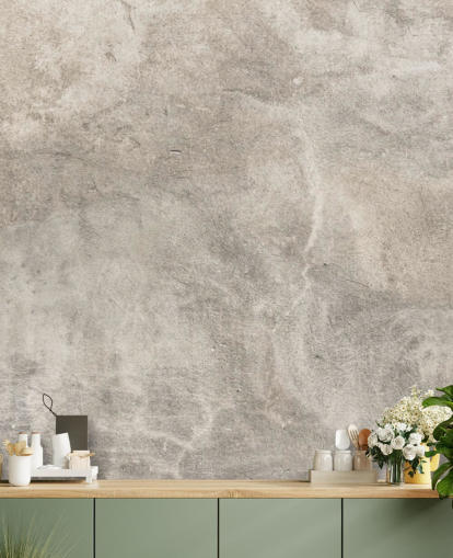 naturligt gips tapet vægmaleri kaldet Vintage Plaster Effect til soveværelser og køkkener