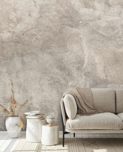 mural de papel pintado de yeso natural llamado Vintage Plaster Effect para dormitorios y cocinas