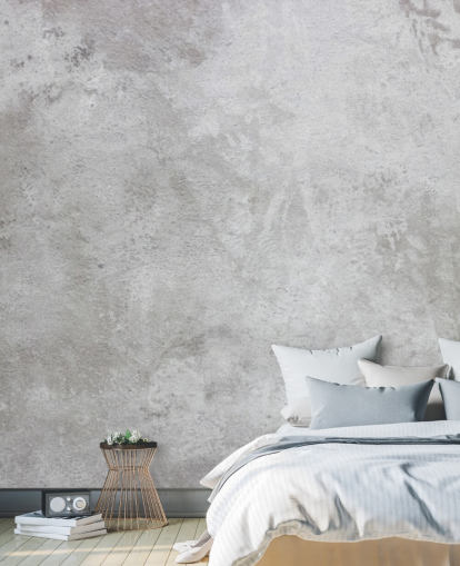 gray concrete wallpaper mural called Texture of Plaster for homes and businesses