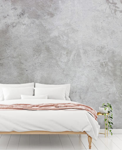 gray concrete wallpaper mural called Texture of Plaster for homes and businesses