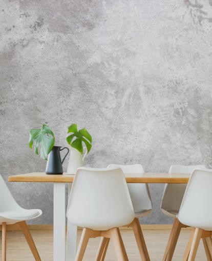 Graues Betontapeten-Wandbild mit dem Titel Texture of Plaster für Häuser und Unternehmen