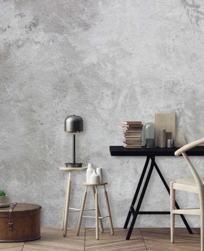 grey concrete wallpaper mural called Texture of Plaster for homes and businesses