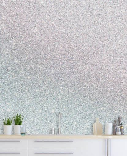 Silver Sparkle väggmålning
