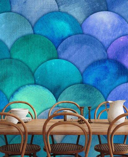 papel tapiz de escamas de sirena azul papel tapiz de escamas de sirena azul