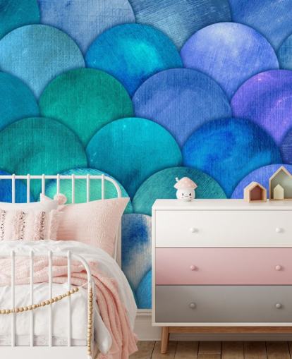 blue mermaid scales wallpaper blue mermaid scales wallpaper