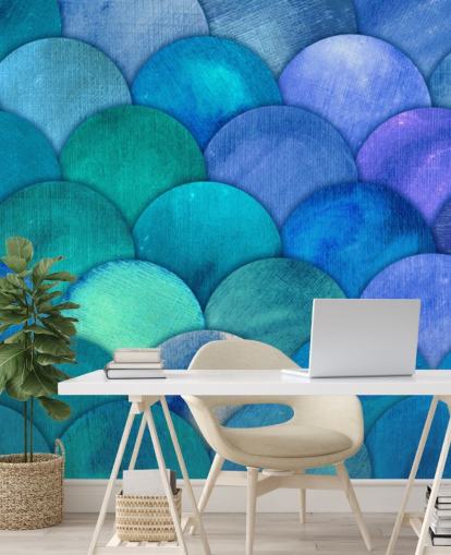 blue mermaid scales wallpaper blue mermaid scales wallpaper