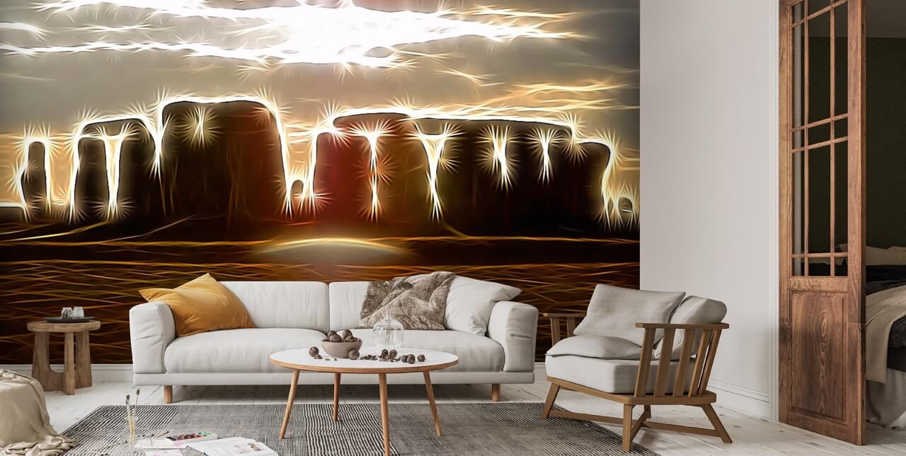 Muurschildering Light Ancients Wallsauce NL