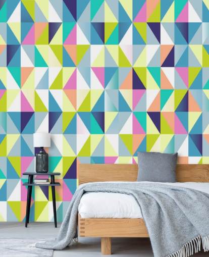 Modal Pastel Geometric Wallpaper