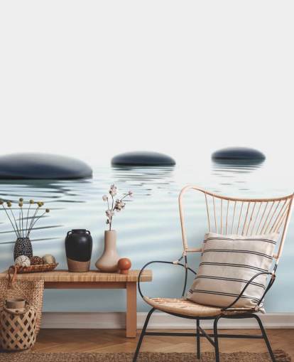 Fondo de pantalla Aguas tranquilas con peldaños lisos