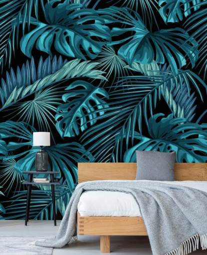 Tropical Leaves Wallpaper Mural