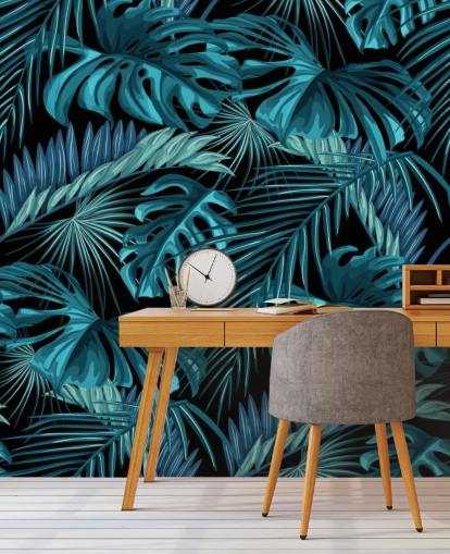 Tropical Leaves Wallpaper Mural