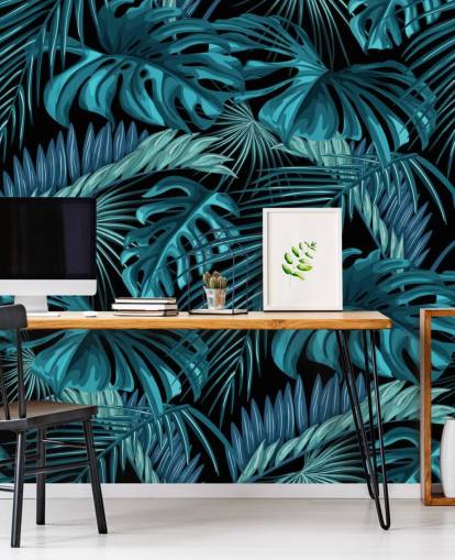 Tropical Leaves Wallpaper Mural