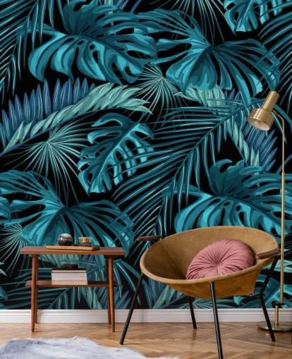 Tropical Leaves Wallpaper Mural