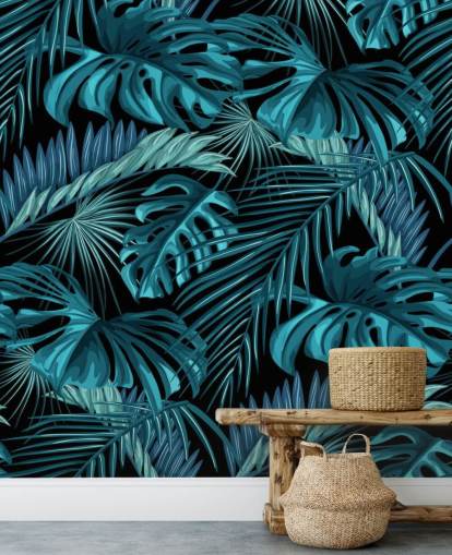 Tropical Leaves Wallpaper Mural