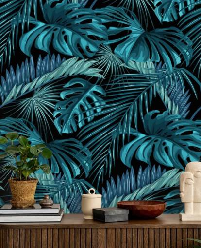 Tropical Leaves Wallpaper Mural