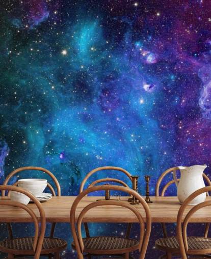 lila och blå anpassningsbar nebula tapet kallad Galaxy för sovrum lila och blå anpassningsbar nebula tapet kallad Galaxy för sovrum