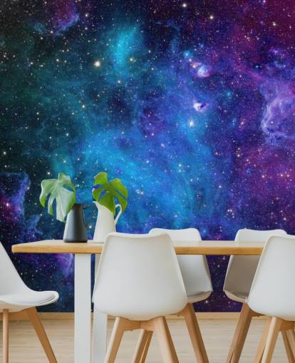 papier peint nébuleuse personnalisable violet et bleu appelé Galaxy pour les chambres papier peint nébuleuse personnalisable violet et bleu appelé Galaxy pour les chambres