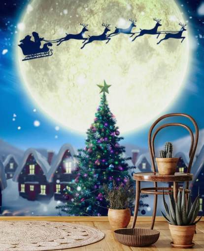 Santa Leverer Presenterer Bakgrunn