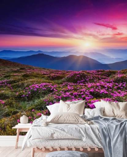 Papier Peint Fresque Monde Violet