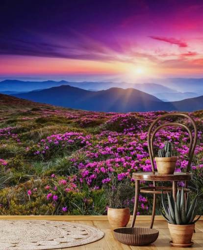 Purple World Wallpaper Mural