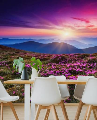 Purple World Wallpaper Mural