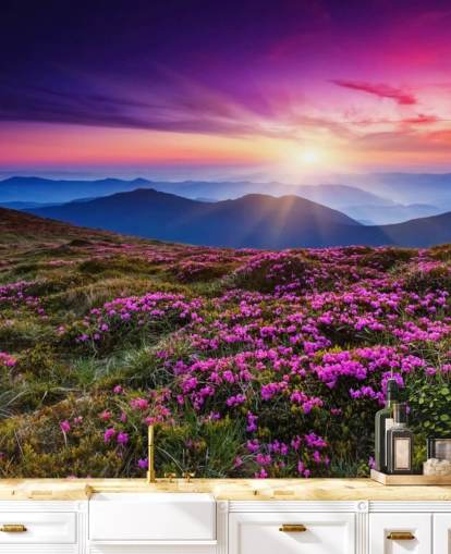 Purple World Sunset Wallpaper Purple World Sunset Wallpaper
