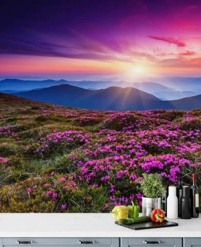 Purple World Wallpaper Mural