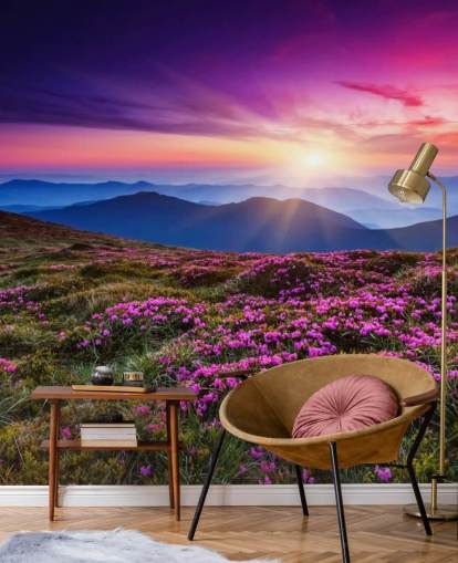 Purple World Wallpaper Mural