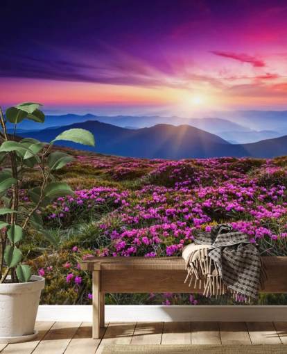 Papel pintado Mundo morado