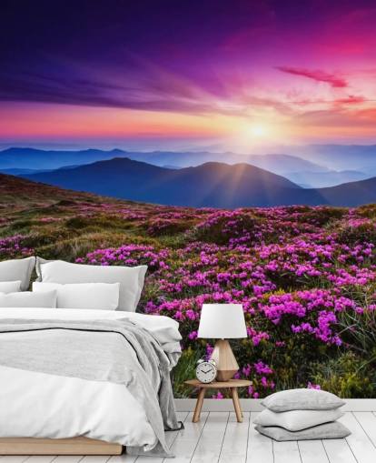 Purple World Sunset Wallpaper