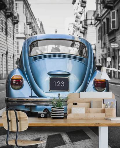 Fotomural Escarabajo azul